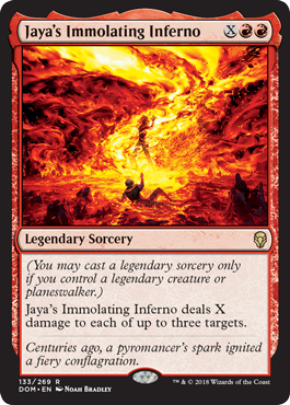 Jaya's Immolating Inferno - Foil | Dominaria