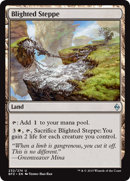 Blighted Steppe | Battle for Zendikar