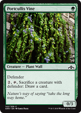 Portcullis Vine - Foil | Guilds of Ravnica