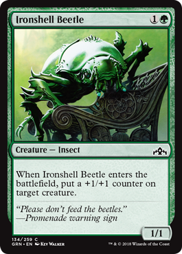 Ironshell Beetle - Foil | Guilds of Ravnica