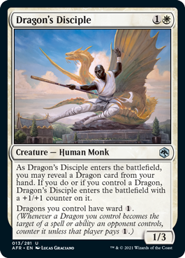 Dragon's Disciple - Foil | Adventures in the Forgotten Realms