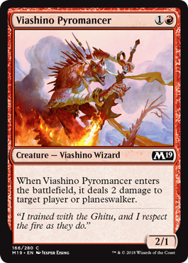 Viashino Pyromancer - Foil | Core Set 2019