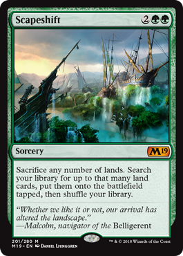 Scapeshift - Foil | Core Set 2019