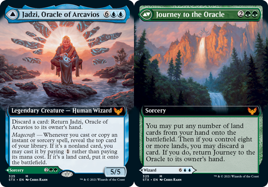 Jadzi, Oracle of Arcavios - Extended Art | Strixhaven