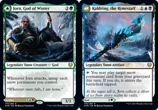 Jorn, God of Winter // Kaldring, the Rimestaff | Kaldheim