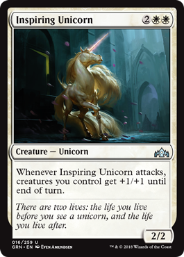 Inspiring Unicorn - Foil | Guilds of Ravnica