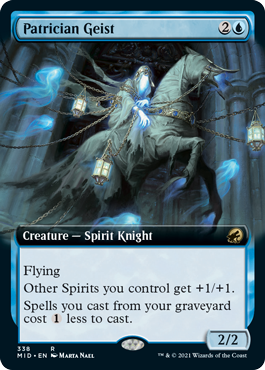 Patrician Geist - Extended Art | Innistrad: Midnight Hunt
