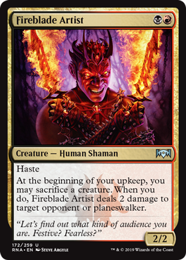 Fireblade Artist | Ravnica Allegiance