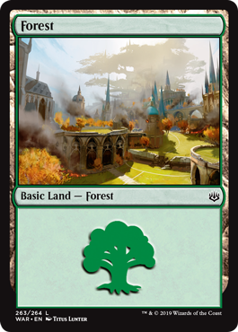 Forest (263) - Foil | War of the Spark