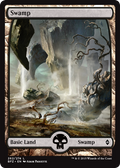 Swamp (262) - Foil - Full Art | Battle for Zendikar