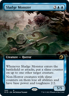 Sludge Monster - Extended Art | Innistrad: Midnight Hunt
