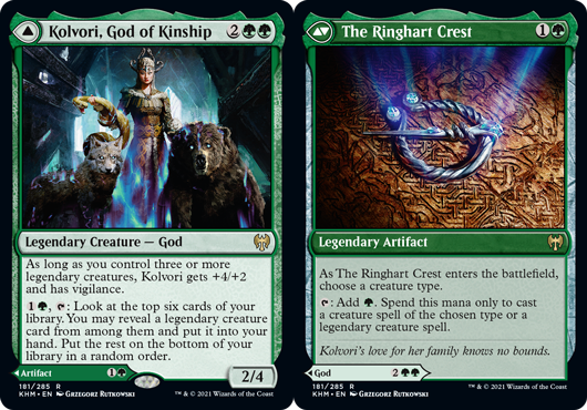 Kolvori, God of Kinship // The Ringhart Crest | Kaldheim