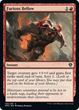 Furious Bellow - Foil | Dominaria United