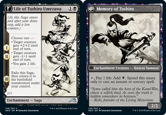 Life of Toshiro Umezawa // Memory of Toshiro | Kamigawa: Neon Dynasty