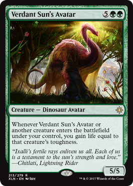 Verdant Sun's Avatar - Foil | Ixalan