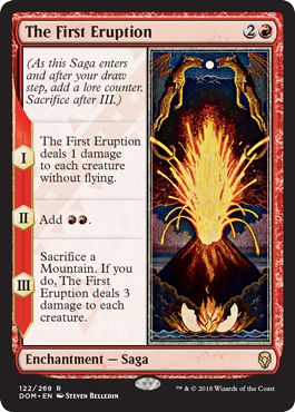 The First Eruption - Foil | Dominaria