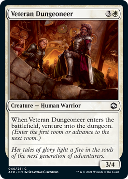 Veteran Dungeoneer - Foil | Adventures in the Forgotten Realms