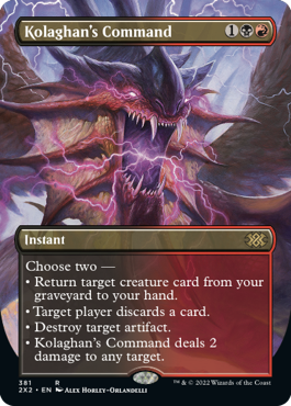 Kolaghan's Command - Foil - Borderless | Double Masters 2022
