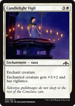 Candlelight Vigil - Foil | Guilds of Ravnica