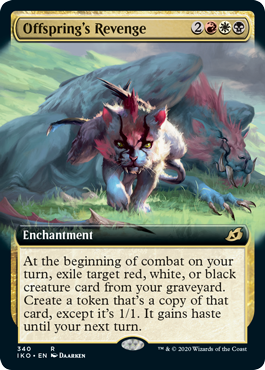 Offspring's Revenge - Foil - Extended Art | Ikoria: Lair of Behemoths