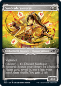 Sunblade Samurai - Foil - Showcase | Kamigawa: Neon Dynasty
