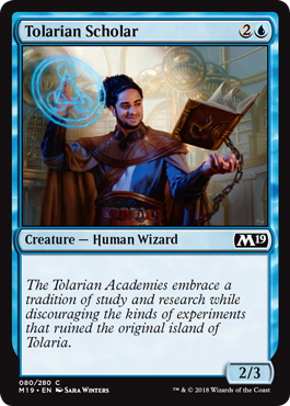 Tolarian Scholar - Foil | Core Set 2019
