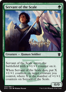 Servant of the Scale - Foil | Dragons of Tarkir