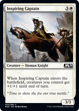 Inspiring Captain - Foil | Core Set 2020