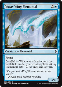 Wave-Wing Elemental - Foil | Battle for Zendikar