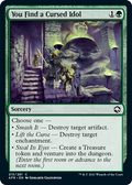 You Find a Cursed Idol - Foil | Adventures in the Forgotten Realms