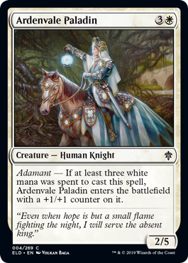 Ardenvale Paladin | Throne Of Eldraine