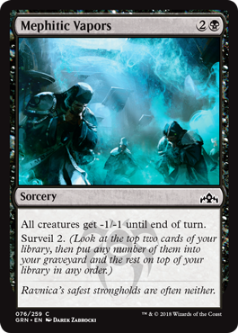 Mephitic Vapors - Foil | Guilds of Ravnica