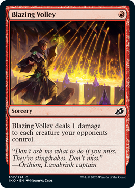 Blazing Volley | Ikoria: Lair of Behemoths