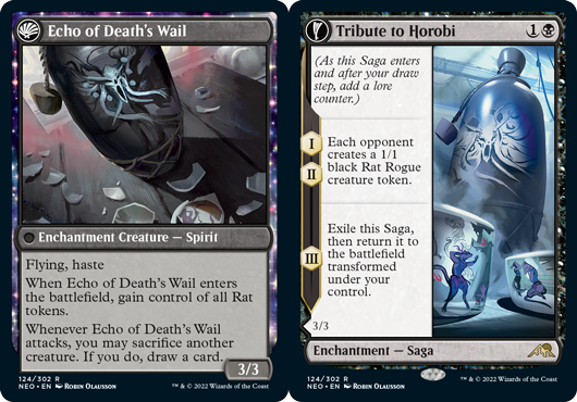 Tribute to Horobi // Echo of Death's Wail | Kamigawa: Neon Dynasty