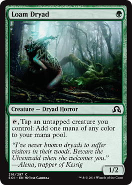 Loam Dryad | Shadows Over Innistrad