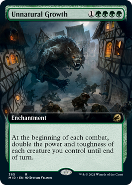 Unnatural Growth - Extended Art | Innistrad: Midnight Hunt