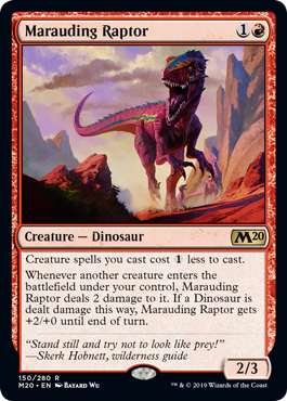 Marauding Raptor - Foil | Core Set 2020
