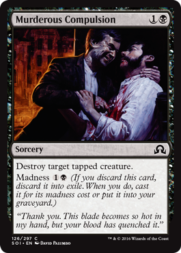 Murderous Compulsion - Foil | Shadows Over Innistrad