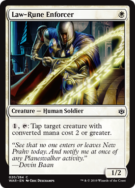 Law-Rune Enforcer | War of the Spark
