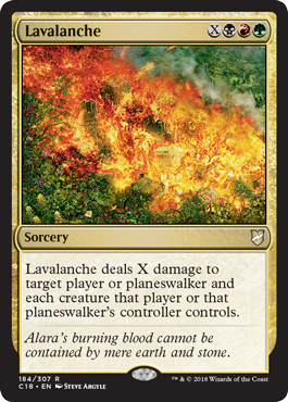 Lavalanche | Commander 2018