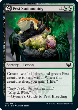 Pest Summoning | Strixhaven: School of Mages