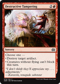 Destructive Tampering - Foil | Aether Revolt