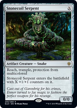 Stonecoil Serpent | Throne Of Eldraine