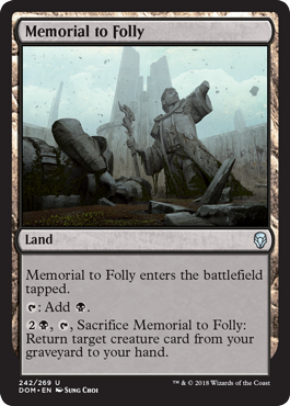 Memorial to Folly - Foil | Dominaria