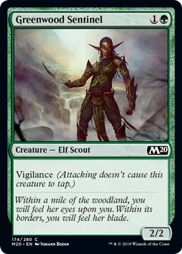 Greenwood Sentinel - Foil | Core Set 2020