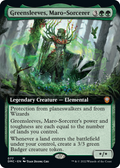 Greensleeves, Maro-Sorcerer - Ext Art | Commander: Dominaria United