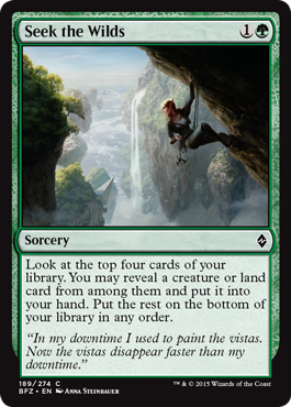 Seek the Wilds | Battle for Zendikar