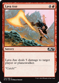 Lava Axe - Foil | Core Set 2019