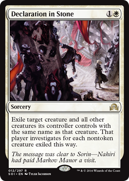 Declaration in Stone | Shadows Over Innistrad
