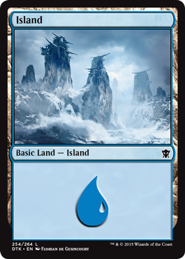Island (254) - Foil | Dragons of Tarkir